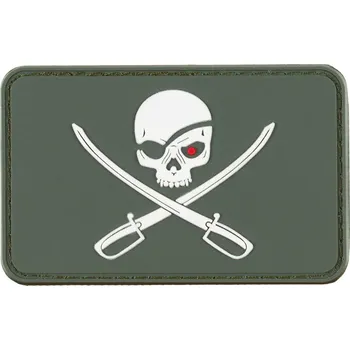 MFH Nášivka na suchý zip LEBKA olive