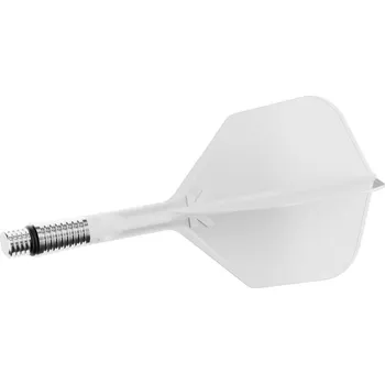 Šipka Target K-Shift bílé integrované No6 otočné letky a střední násadky