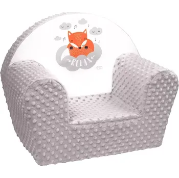 Dětské zboží Dětské křesílko z minky NEW BABY Liška – šedé