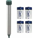 Odpuzovač krtků s motorem. Dosah 650 m2. Baterie zdarma (Účinný a ekologický odpuzovač krtků, hrabošů a hryzců. Zařízení kombinuje funkci bzučáku a motoru a vytváří tak nejúčinnější kombinaci na odpuzování krtků a hlodavců. Baterie jsou součástí dodávky.)