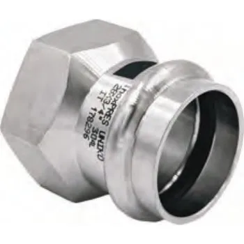 Fitinka Nerez lisovací přechod 1070 - 15 x 3/4" vnitřní závit - pro topení i pitnou vodu