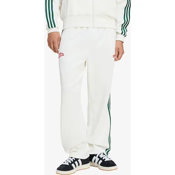 Tepláky adidas Track Pants Off White/ Collegiate Green S