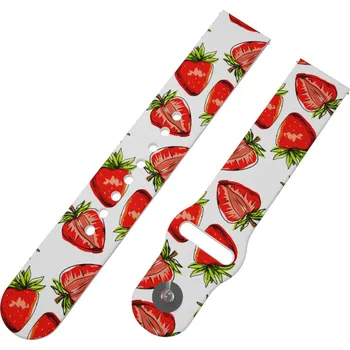 Chytré hodinky Strapido JAHODY řemínek 22 mm