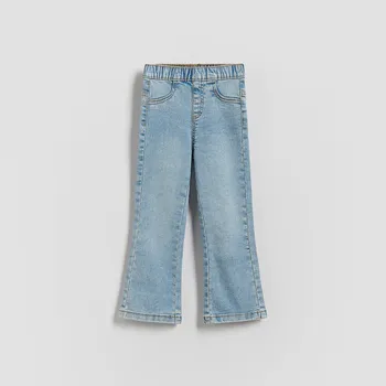 Dívčí oblečení Reserved - Džegíny do zvonu - modrá - 350HN-50J - 350HN-50J-92