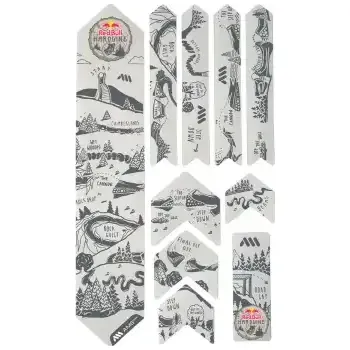 Sport AMS Frame Guard Extra ochranné polepy na rám RedBull/Hardline/Dark Grey