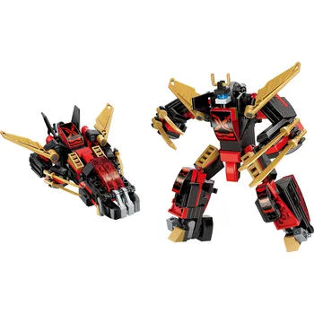 Dětské zboží Qman Guardian of Star's Core 3105-4 Robot "Ninja" 2v1