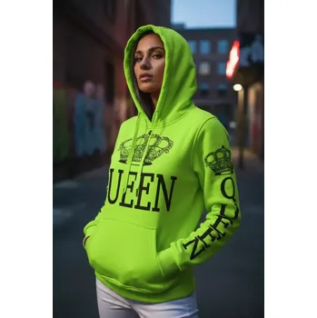 Dámská mikina Dámská mikina VINTE neonově zelená