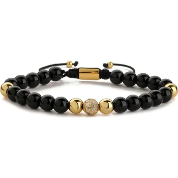 Náramek IZMAEL Náramek ER 34437 Černá/Zlatá KP34437