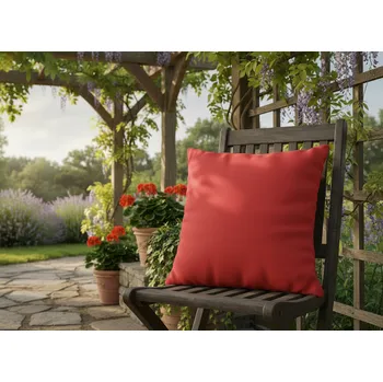 Polštář Dekorační venkovní polštář s výplní CARACAS color 10 červená 40x40, 50x50 cm Mybesthome Rozměr: 50x50 cm Polštář je již včetně vyjímatelné výplně.