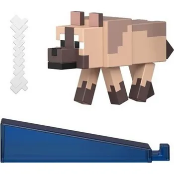 Figurka Mattel MINECRAFT® Redstone Charged figurka KAŠTANOVÝ VLK 9cm, JJR90
