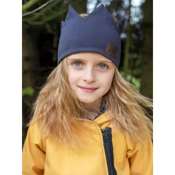 Zimní čelenka Drexiss KORUNKA ANTRACIT Dětská (vel.2) obvod 44-48cm