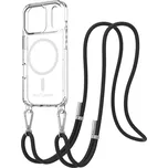 AlzaGuard Luxe Detach Lanyard Case Compatible with MagSafe pro iPhone 17 Pro černý AGD-PCLM478B