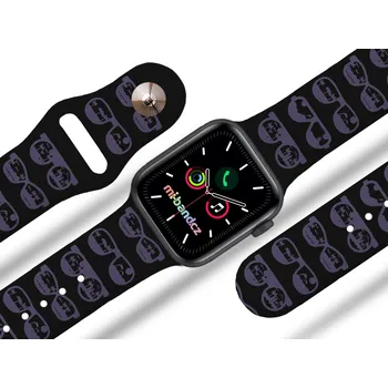 Ostatní příslušenství k chytrým hodinkám Mi-band.cz Apple watch řemínek Brýle Rozměr: 42/44/45/46/49mm, barva pásku: černá