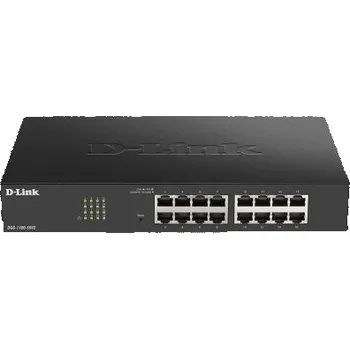 Switch Ne 16portový D-Link Řízený, Smart