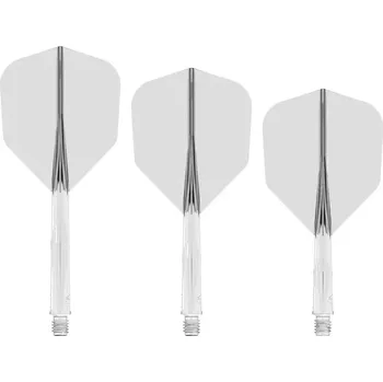 Příslušenství pro šipky Mission letky Force 90 Clear No.6, Velikost Tweenie