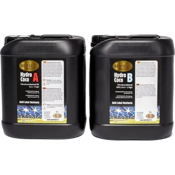 Hnojivo Hnojivo Gold Label Hydro / Coco A+B Objem: 5l