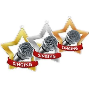 Poháry Bauer Akrylátová medaile MDASTARM77 | Hudba