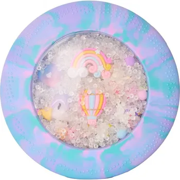 Hračka pro nejmenší Jellystone Designs Senzorický disk Peekaboo Jednorožec