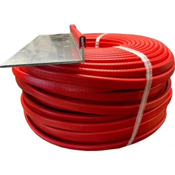 Nakládací rampa pro vozidlo HTI Ochrana ostrých hran 10 m/bal 2-8 mm Ochrana hrany plechu s ocelovou vložkou (Červená)