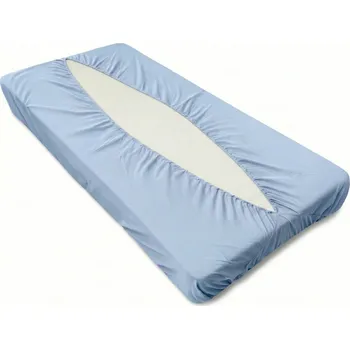 Prostěradlo Jersey prostěradlo obálkového střihu - ocelově modrá Velikost: 90x200cm