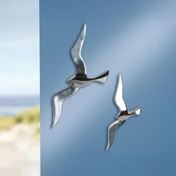 Nástěnná dekorace Létající pták, 48 cm 497520