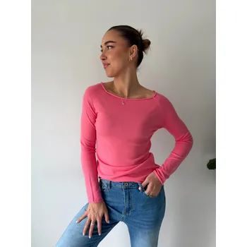 Dámský svetr Mishel Basic svetr ZW růžová Velikost: UNI
