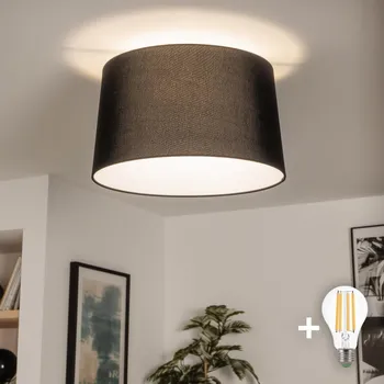 Brilagi - LED Přisazený lustr CERIA 1xE27/40W/230V pr. 45 cm černá