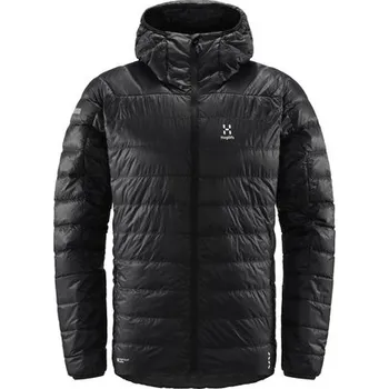 Haglöfs L.I.M Down Hood Men, True Black - pánská péřová bunda L + Doprava zdarma