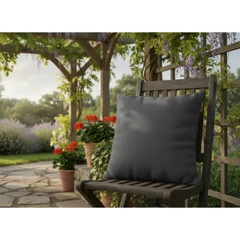 Polštář Dekorační venkovní polštář s výplní CARACAS color 02 antracit 40x40, 50x50 cm Mybesthome Rozměr: 40x40 cm Polštář je již včetně vyjímatelné výplně.