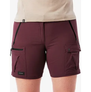 Dámské kraťasy SIMOND Dámské turistické kraťasy MT 500 36 FIALOVÁ|ČERNÁ