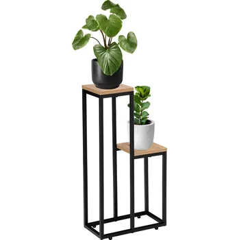 Stojan na květiny Stojan na květiny Hazel světle hnědý/černý