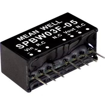 Měnič napětí MEAN WELL SPBW03F-12 DC/DC měnič napětí, modul 250 mA 3 W Počet výstupů: 1 x Obsah 1 ks
