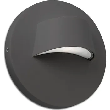 Nástěnné svítidlo BROW nástěnná lampa, šedá - FARO