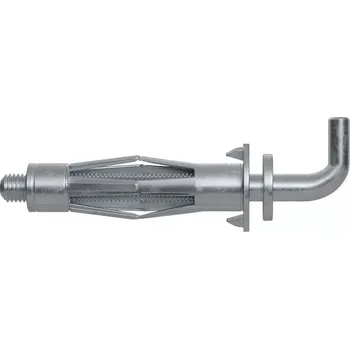 Hmoždinka fischer Hmoždinka kovová do deskových materiálů HM 4 x 32 H, vrtání 8 mm, se skobou, 519780