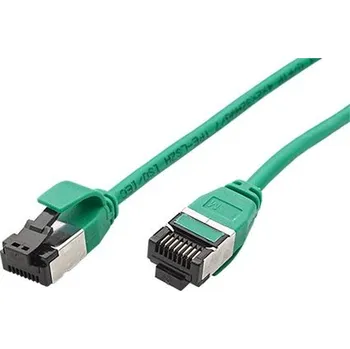 Síťový kabel ROLINE U/FTP patchkabel kat. 8, tenký, LSOH, 0,3m, zelený - 21.15.3241