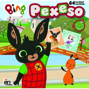 Desková hra Pexeso v sešitu 64ks Králíček Bing