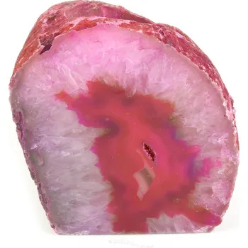 Svícen Achát růžový svícen 572g z Brazílie