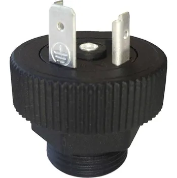 Elektrický konektor Ventilová zástrčka BGRN černá počet pólů:2 plus PE BGRN02000-PG13,5 HTP Množství: 1 ks