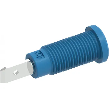 Krokosvorka Electro PJP 228-2-I-CD1-Bl bezpečnostní vestavná zásuvka 4 mm modrá 1 ks