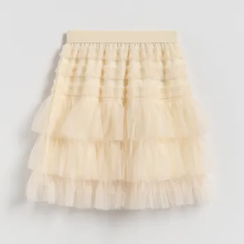 Dívčí oblečení Reserved - Tylová sukně - tělová - 526IB-02X - 526IB-02X-U14