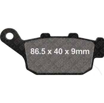 Brzdová destička EBC brzdové destičky Sinter HH EBC CFMOTO CL-X 300 HERITAGE ABS 23, HONDA CB 500 F 13-15, CB 500 FA ABS 13-24, CB 500 XA ABS 13-23, CB 500 X 15, CB 500 FA HORNET ABS 24-25, CB 650 FA ABS 14-18...