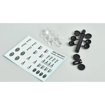 autíčko Czech Auto Legends Sada přídavných světel bílé sklo - stavebnice 1:43 - CAL Sada přídavných světel - CAL 1:43