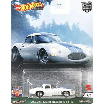 Hračka Jaguar Lightweight E-Type 1:64 - Hot Wheels Jaguar Lightweight E Type - model auta 1/64