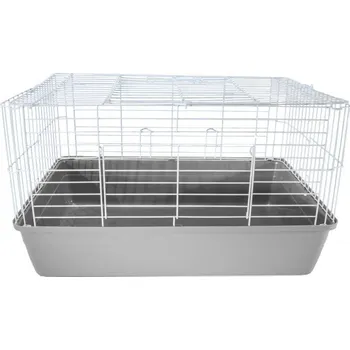 Klec pro hlodavce 68,8x44,3x40,3 cm bílá/šedá