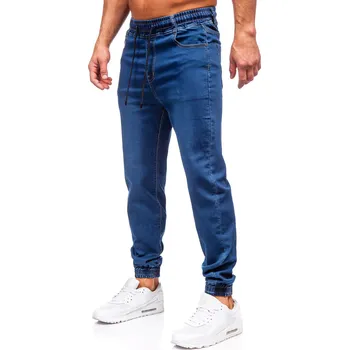 Tmavě modré pánské džínové jogger kahoty Bolf 8106 - 33/L