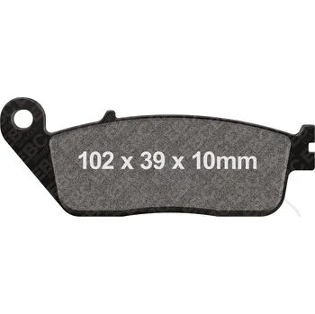 Brzdová destička EBC brzdové destičky poloSinter V EBC BMW C EVOLUTION ABS 13-21, C EVOLUTION ABS LONG RANGE 20-21, C 600 SPORT ABS 12-15, C 600 SPORT EDITION ABS 14-15, C 650 GT ABS 11-21, C 650 GT EDITION ABS 14-15, C 650 SPORT ABS 15-21...