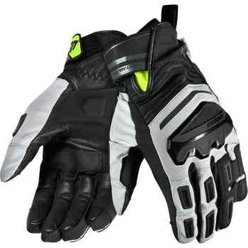 Moto rukavice SEVENTY DEGREES Rukavice na motorku Seventy Degrees SD-T13 Aspen Light černo-šedo-fluo žluté
