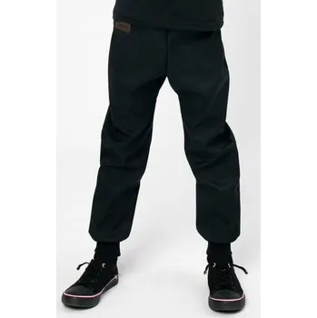 Chlapecké kalhoty Drexiss Softshellové kalhoty jaro/podzim BLACK 164
