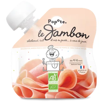 POPOTE kapsička BIO vepřová šunka 60 g