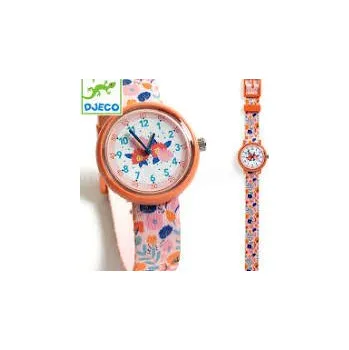Hodinky DJECO Dětské hodinky Květiny